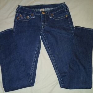 NWOT True Religion Dark Blue Skinny Jeans